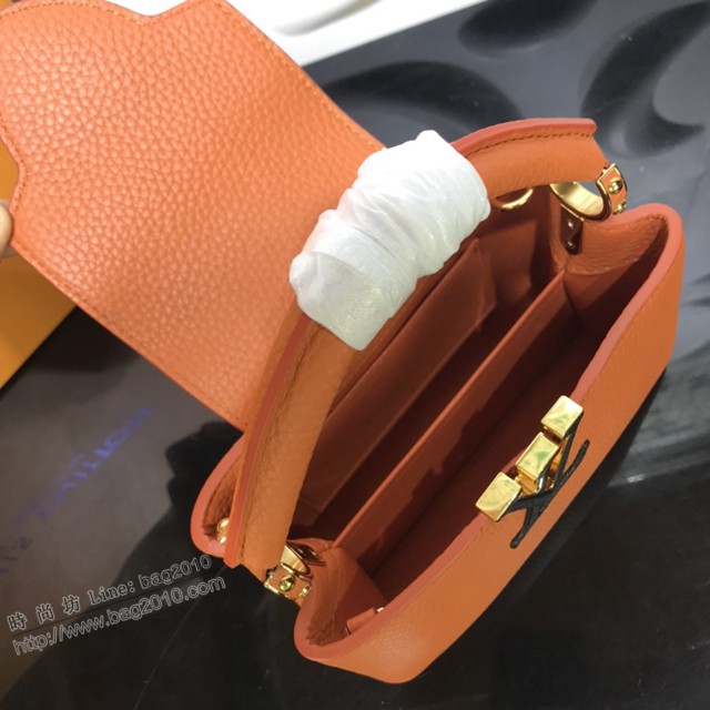 路易威登2021專櫃新款女包 lv高仿專門店手提女包 M56848 M56984 M56770 Capucines迷你手袋  ydh4507